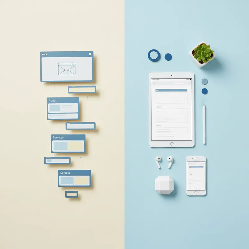 site one-page — design